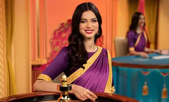 Bàn Baccarat trực tuyến với người chia bài